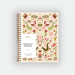 Load image into Gallery viewer, Pink Spiral Monthly Planner
