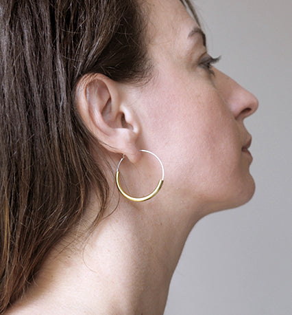 Ninkari Hoop Earrings - gold