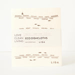 Load image into Gallery viewer, Shipping Forecast Eco Dishcloth - pack of 2
