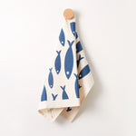 Load image into Gallery viewer, Organic Tea Towel - Fish
