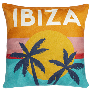 Ibiza Needlepoint Cushion - Limited Edition