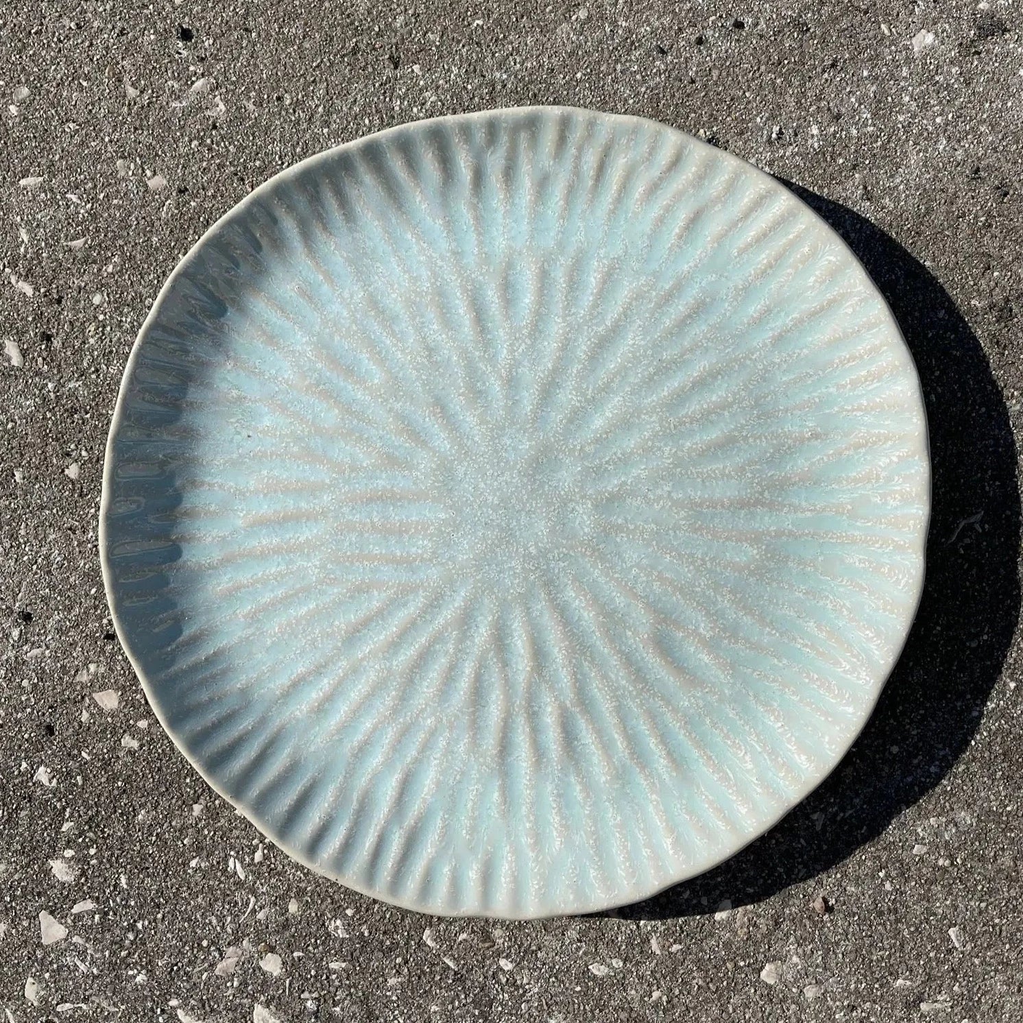 Seashell Plate - Light Green