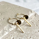 Load image into Gallery viewer, Barre Hoop Earrings
