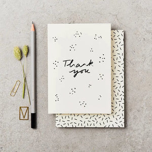 Sprinkle 'thank you' card