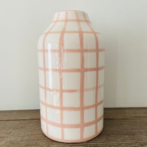 Vaisselle Boutique - 'Genie in a Bottle' - Pink Gingham