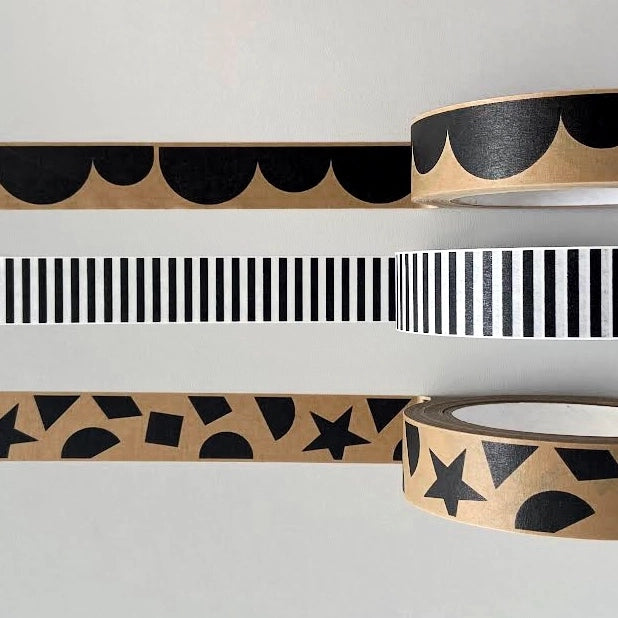 Geometric Shape Print Paper Tape