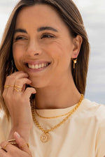 Load image into Gallery viewer, Barre Hoop Earrings
