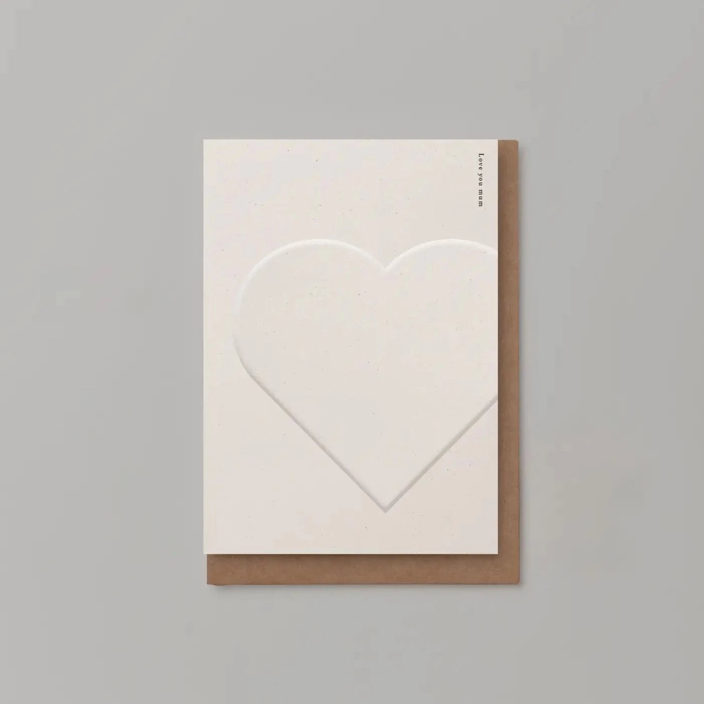 'Love You Mum' Greeting Card