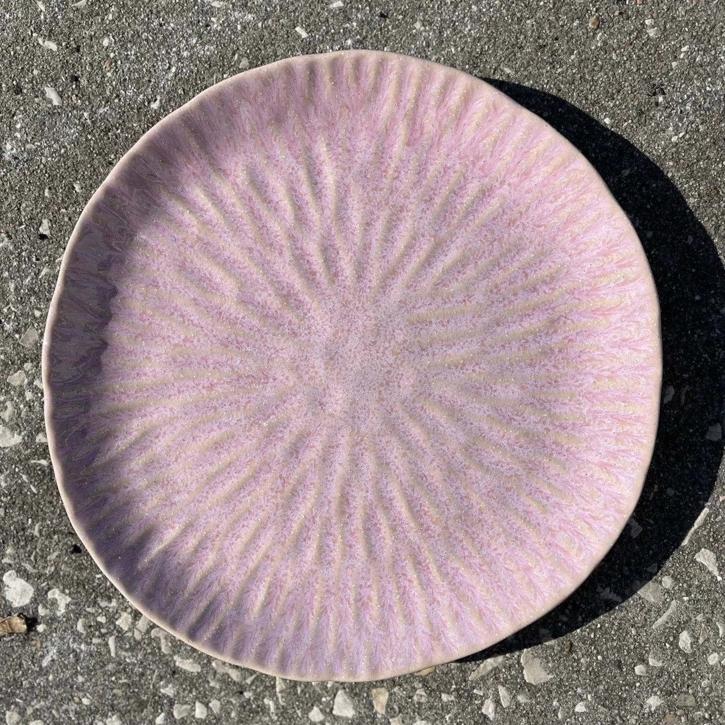 Seashell Plate - Light Pink