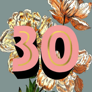 30th birthday card