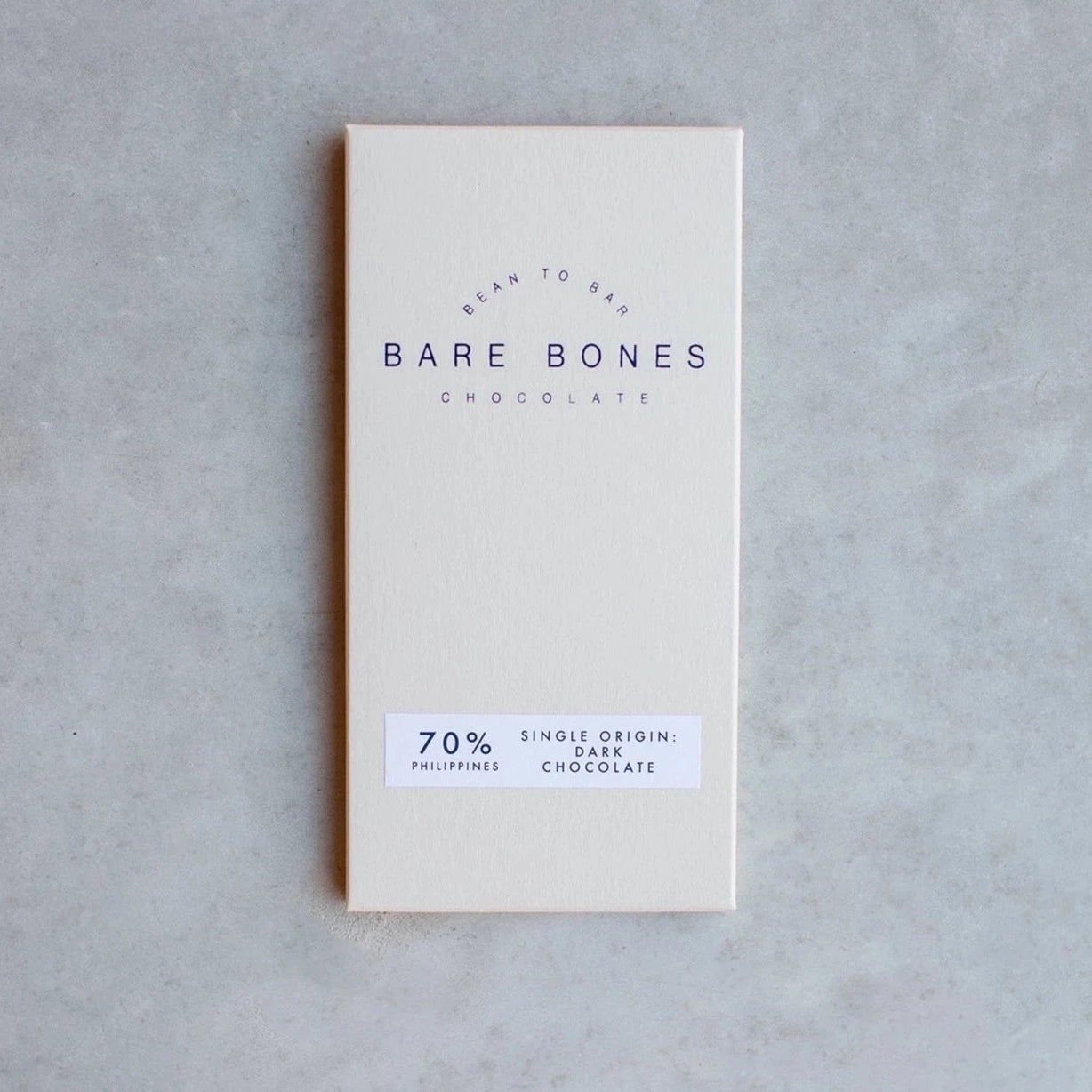 Bare Bones 70% Philippines Dark Chocolate - 70g bar