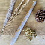 Load image into Gallery viewer, Mink Gold Holly Hand Painted Candle
