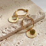 Load image into Gallery viewer, New Moon Hoop Earrings
