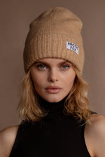 Load image into Gallery viewer, Mohair Beanie - Camel
