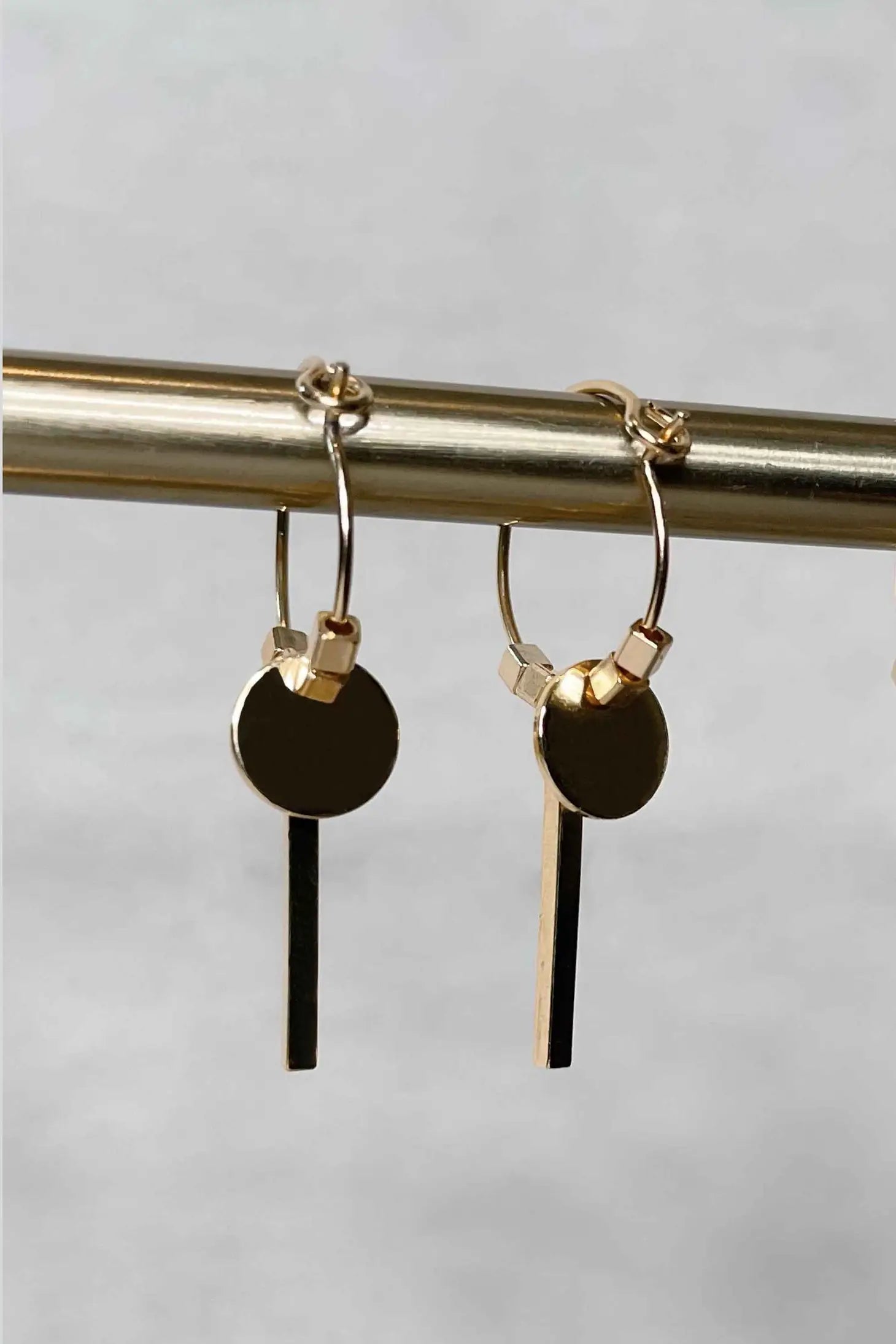 Barre Hoop Earrings