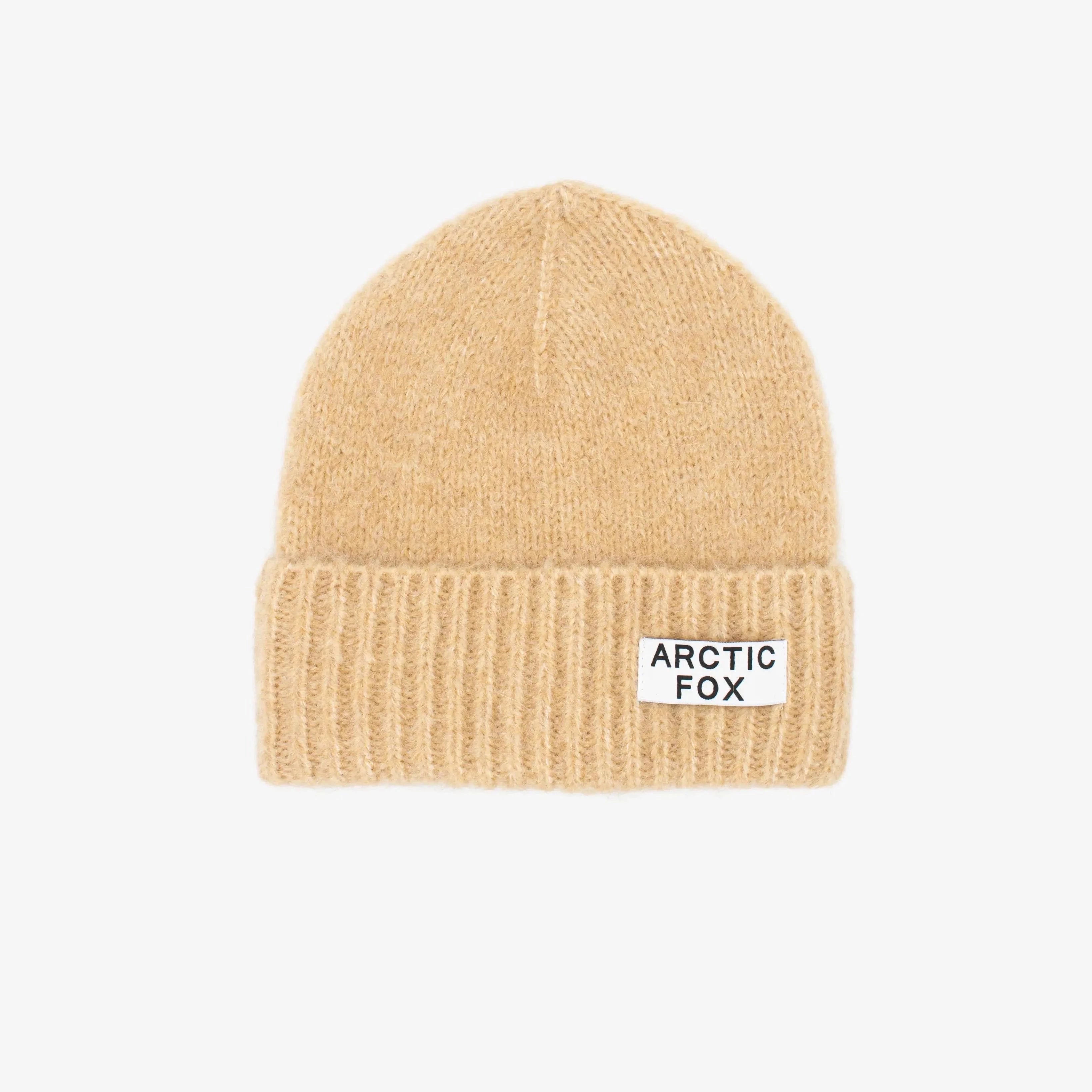 Mohair Beanie - Camel