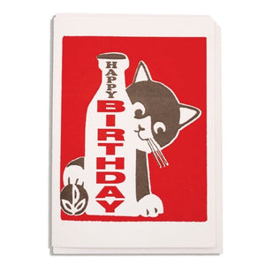 Cat Birthday Card