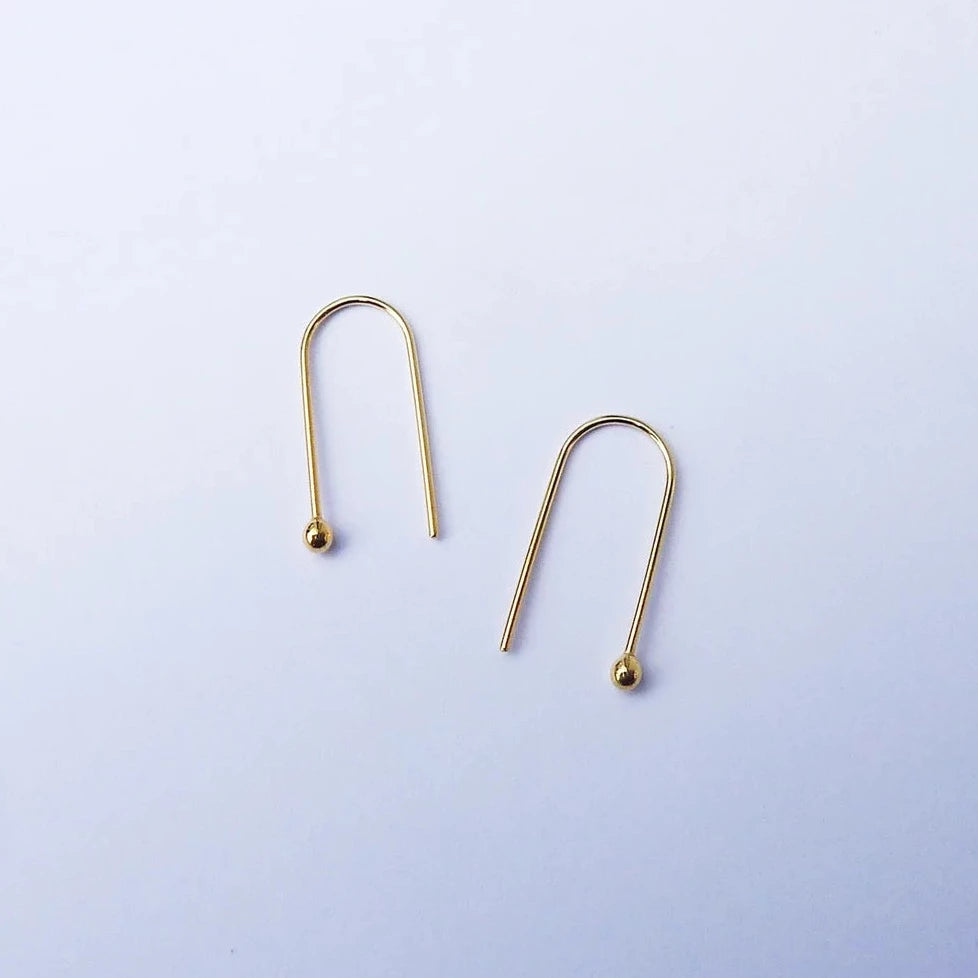 Mini Arc Earrings (gold)