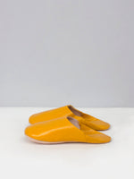 Load image into Gallery viewer, Moroccan Babouche Slippers - Mustard Orange
