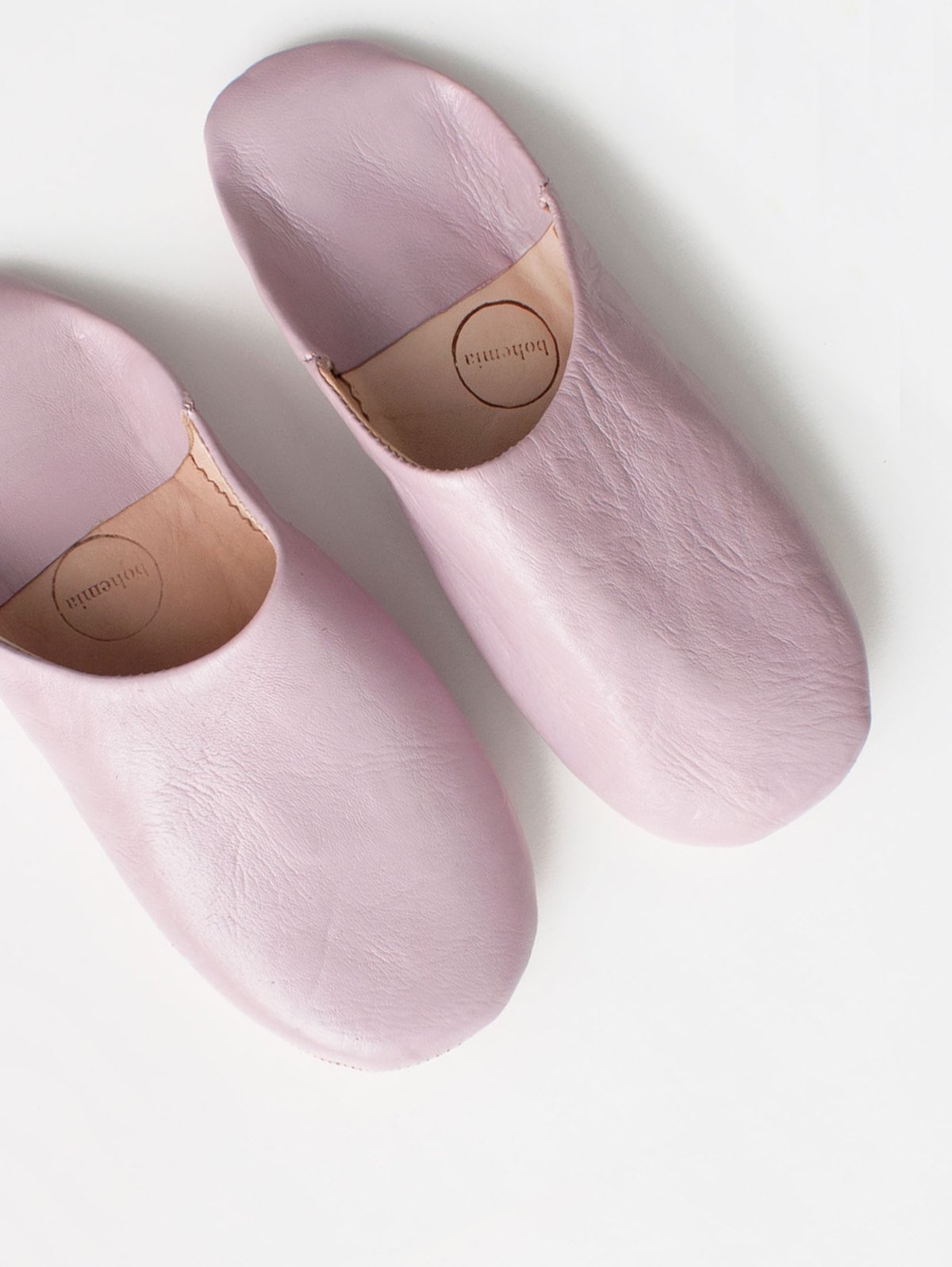 Morroccan Babouche Slippers - Vintage Pink
