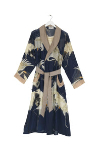 Navy Stork Gown