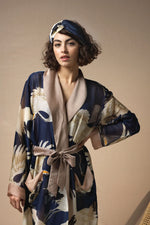 Load image into Gallery viewer, Navy Stork Gown
