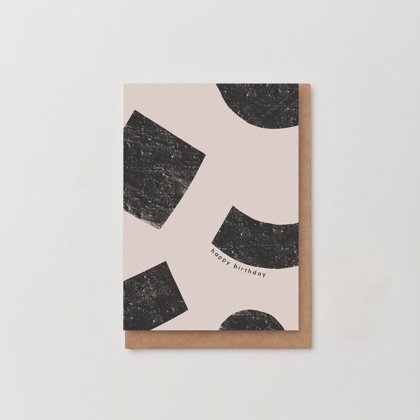 Happy Birthday Card - monochrome