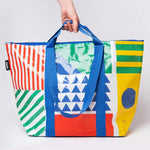 Load image into Gallery viewer, Memphis Zipped Medium Tote Bag
