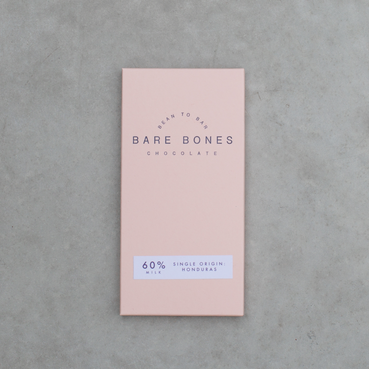 Bare Bones 55% Honduras Milk Chocolate - 70g bar