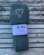Load image into Gallery viewer, Merino Wool Welly Socks - Deep Olive Green
