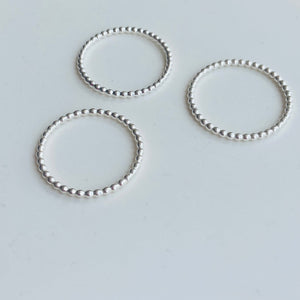 Silver Stacking Ring