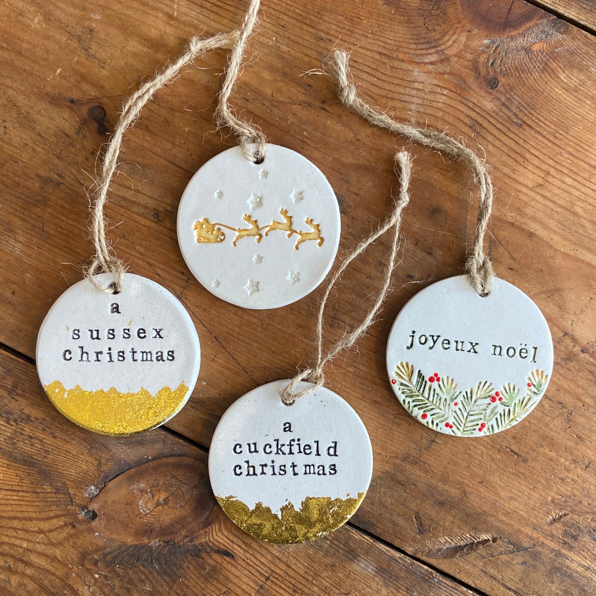'Joyeux Noel' Tree Decoration