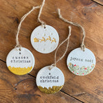 Load image into Gallery viewer, &#39;Joyeux Noel&#39; Tree Decoration
