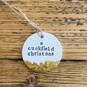 'a cuckfield christmas' Tree Decoration