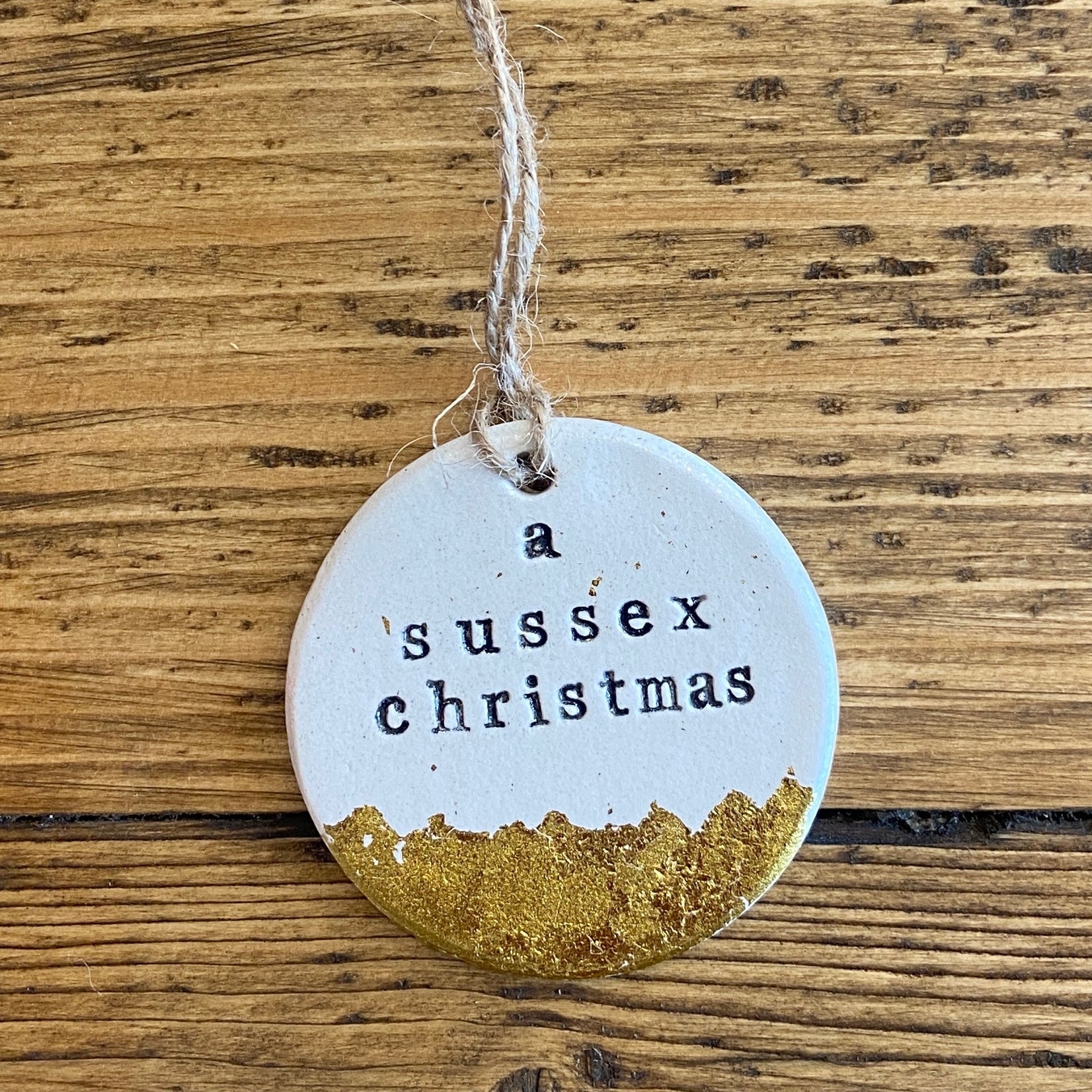 'a sussex christmas' Tree Decoration