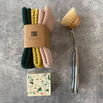 Load image into Gallery viewer, Reusable Dishcloths - citrus mix
