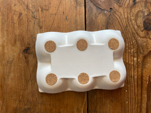 White Concrete Egg Tray
