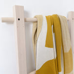 Load image into Gallery viewer, Bruten Cotton Knit Throw - mustard
