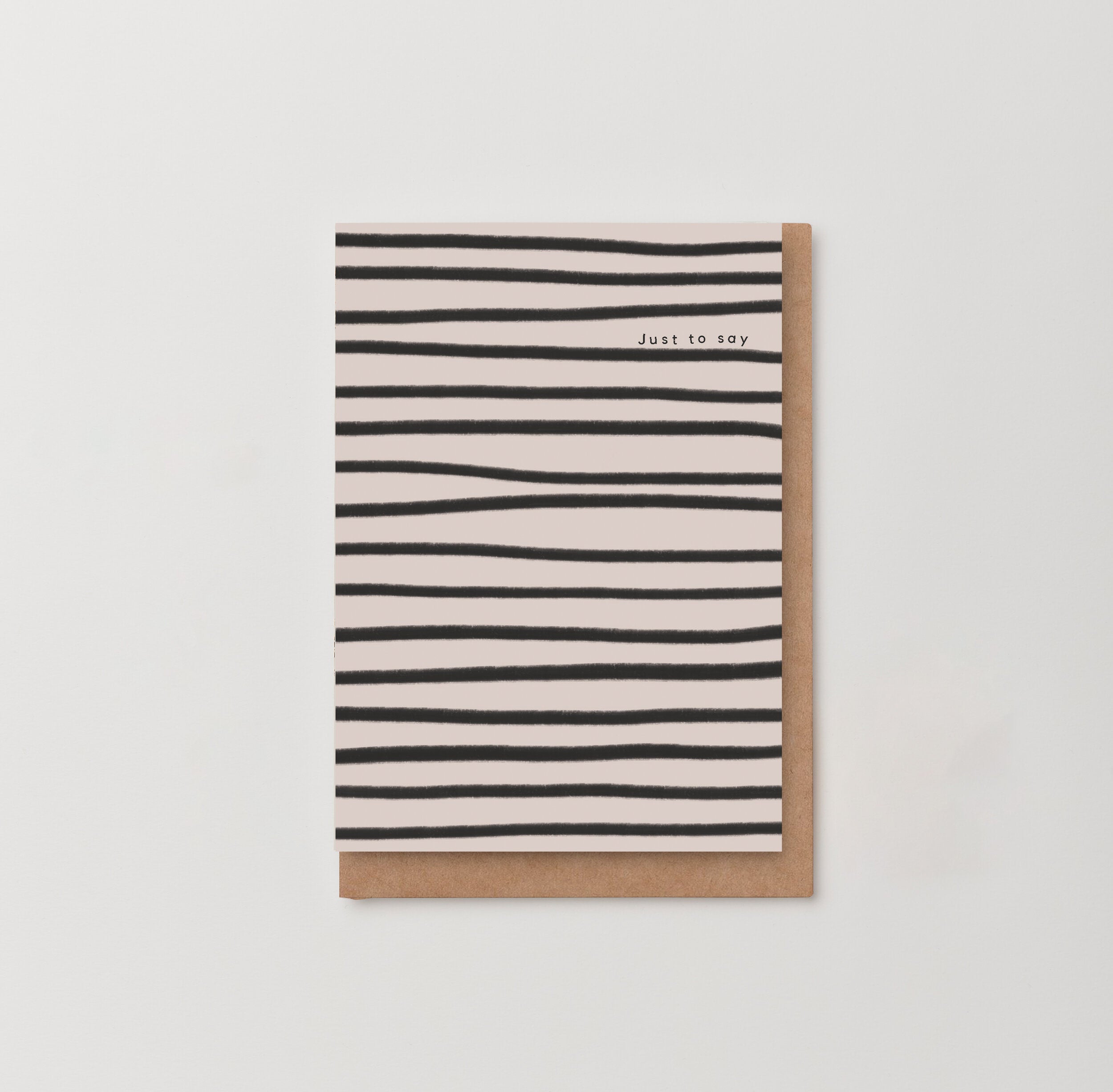 'Just To Say' Notecard