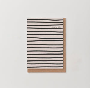 'Just To Say' Notecard