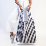 Load image into Gallery viewer, Gingham Reusable Bag - XL
