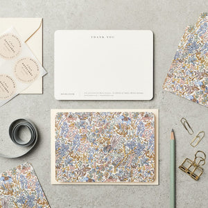 Heirloom Forest Ivory Thank You Notecards - set of 6