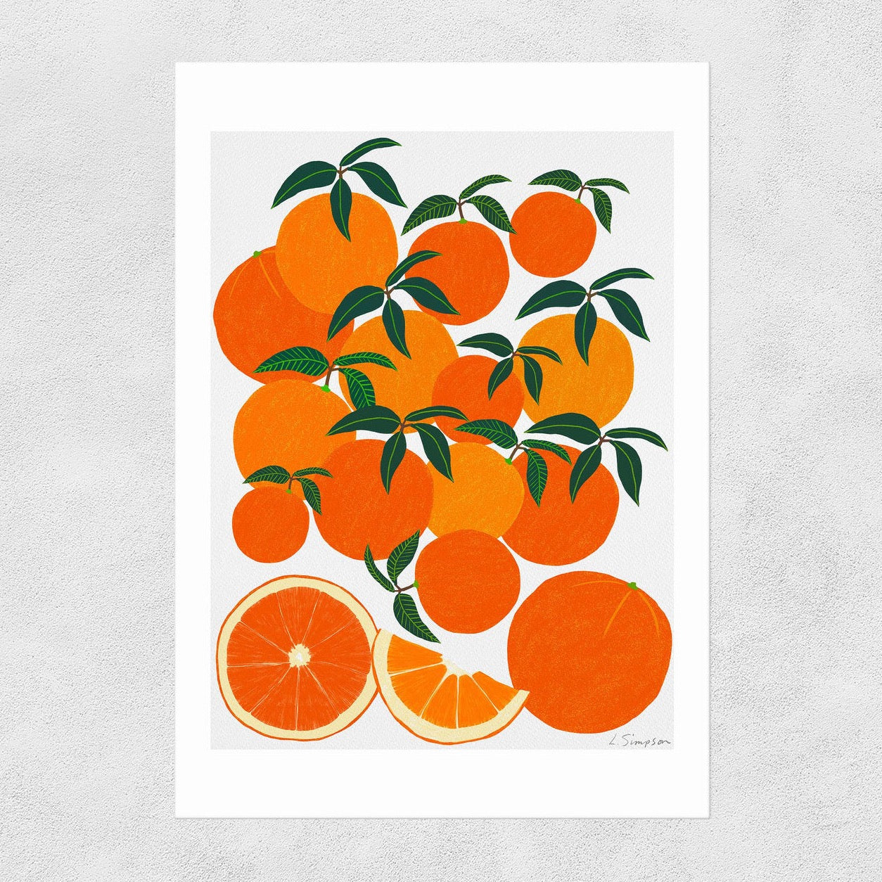 Orange Harvest Print