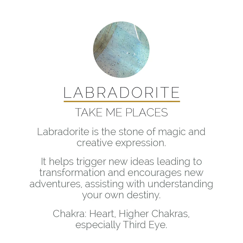 Audie Labrodite Ring - Silver