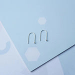Load image into Gallery viewer, Mini Arc Earrings (silver)
