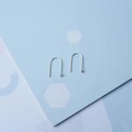 Load image into Gallery viewer, Arc Earrings - silver
