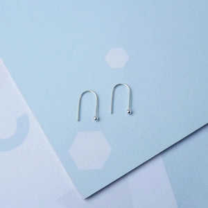 Arc Earrings - silver