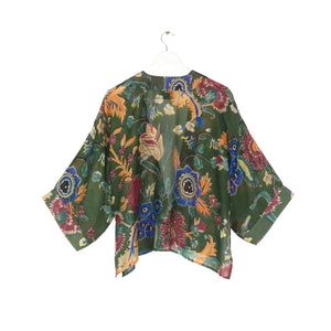 Flower Green Kimono