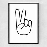 Load image into Gallery viewer, Peace Hands Print
