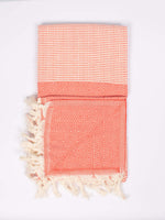 Load image into Gallery viewer, Nordic Dot Hammam Towel - Orange
